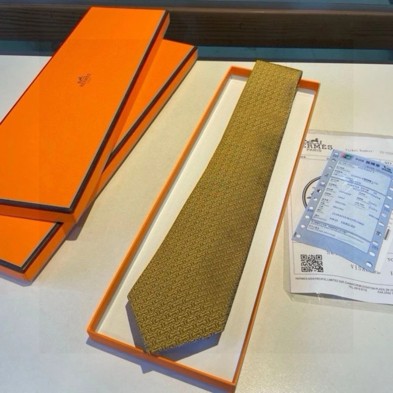 Hermes Neckties Breathable 268736