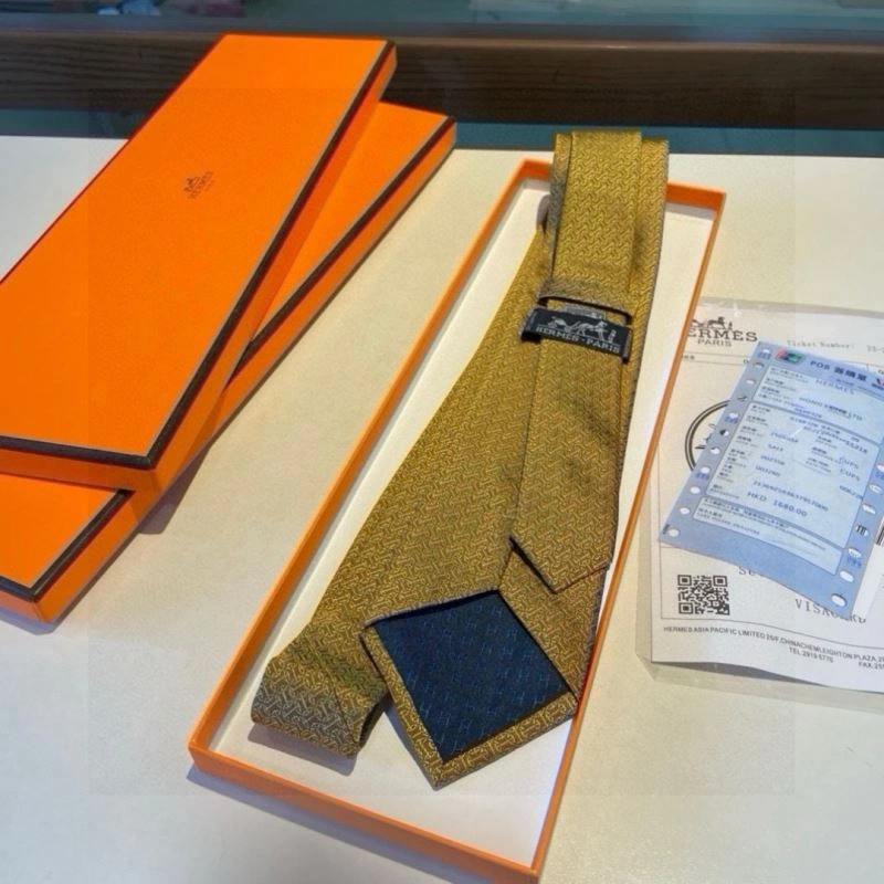 Hermes Neckties Breathable 268736