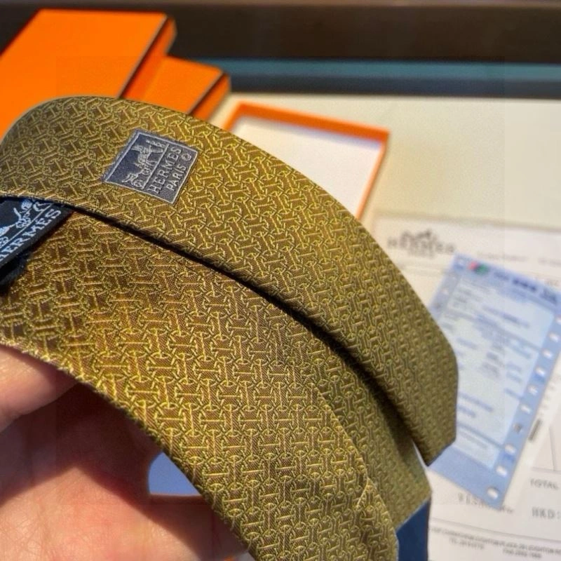 Hermes Neckties Breathable 268736