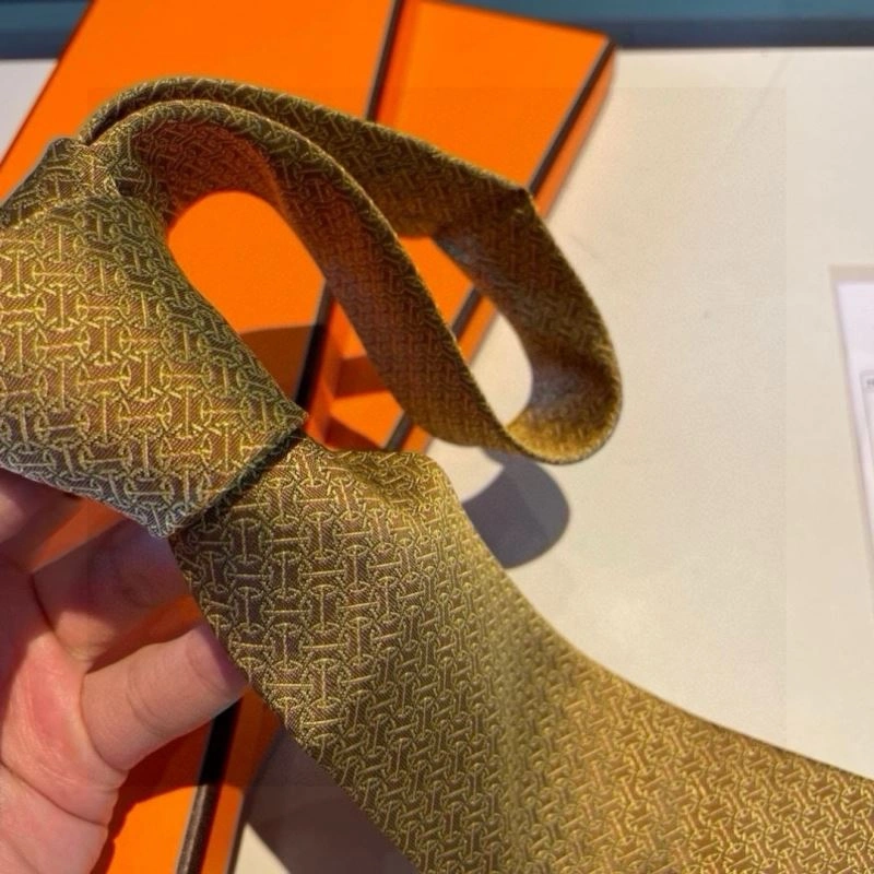 Hermes Neckties Breathable 268736