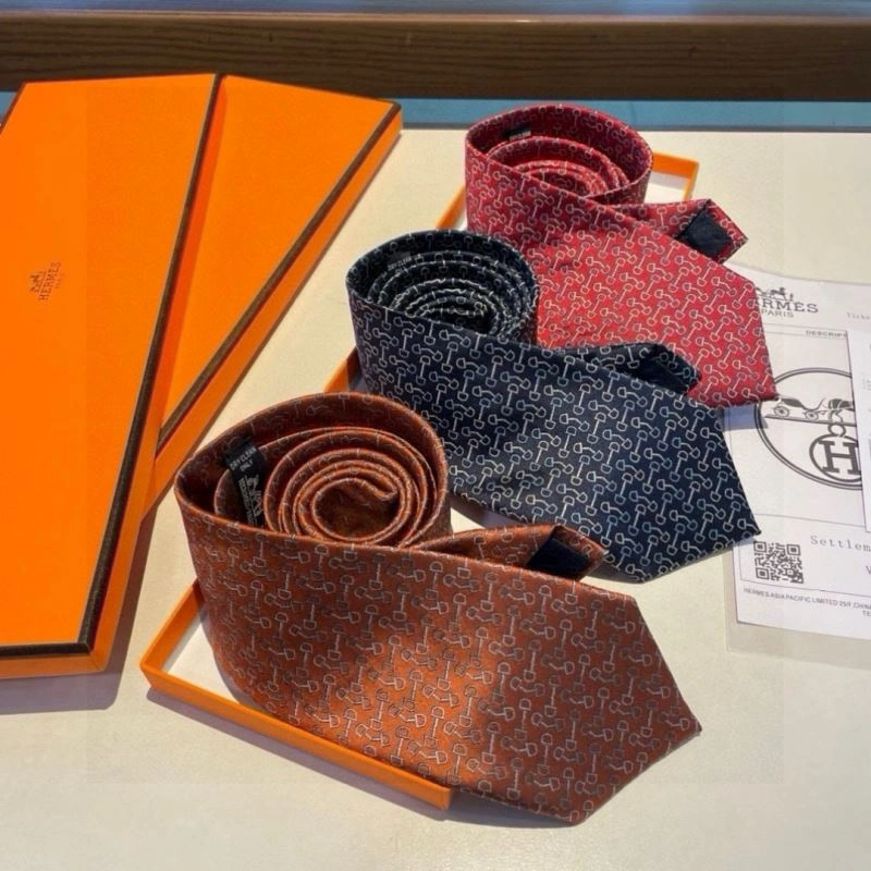 Hermes Neckties Breathable 268685
