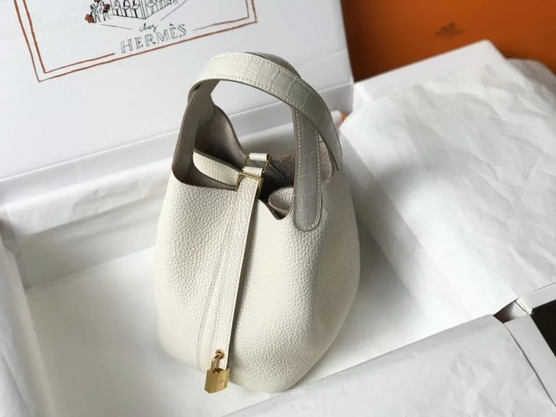 Bright Hermes Picotin Lock 47796