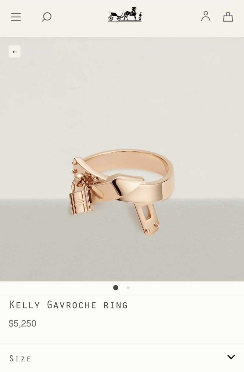 Hermes Rings Bright 246753