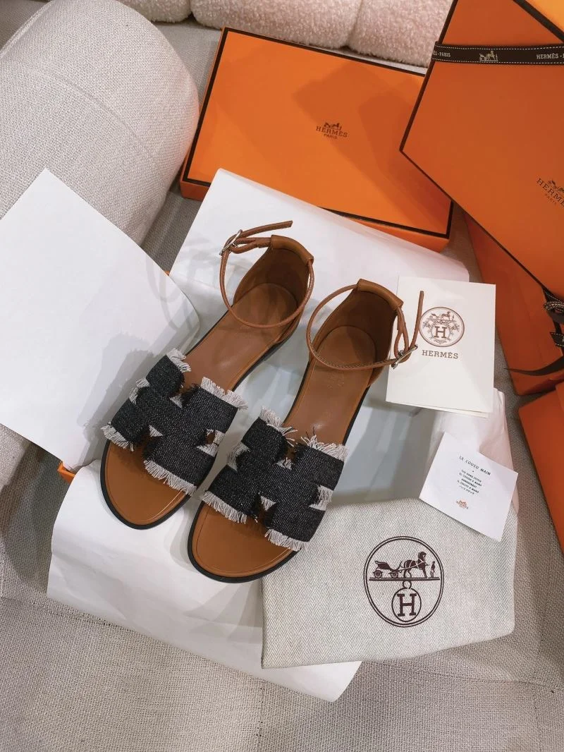Hermes Sandals Refined 27579