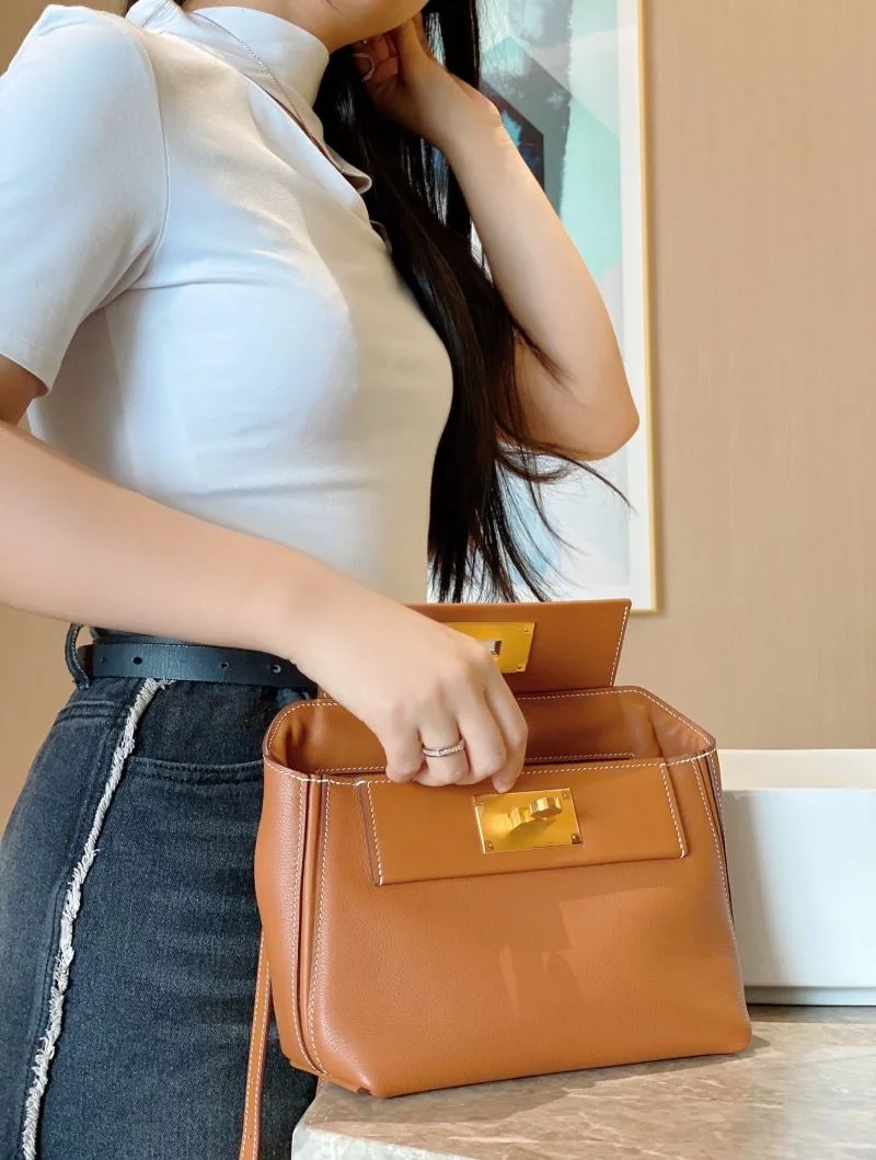 Unisex Hermes Satchel bags 47773