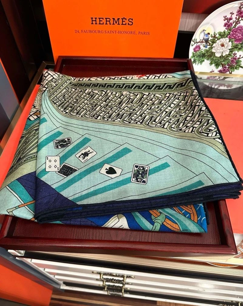Hermes Scarf Colorful 271060