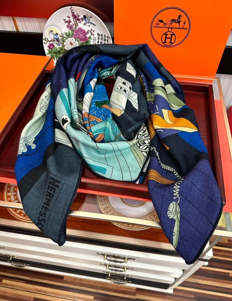 Hermes Scarf Colorful 271060