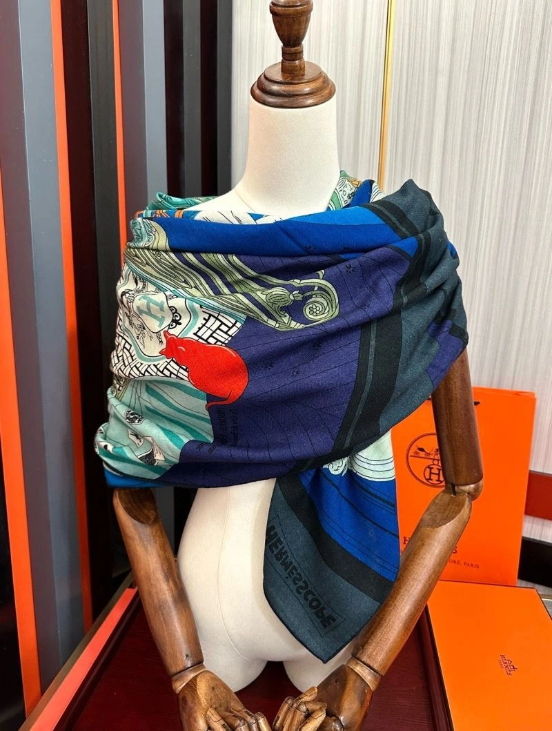 Hermes Scarf Colorful 271060