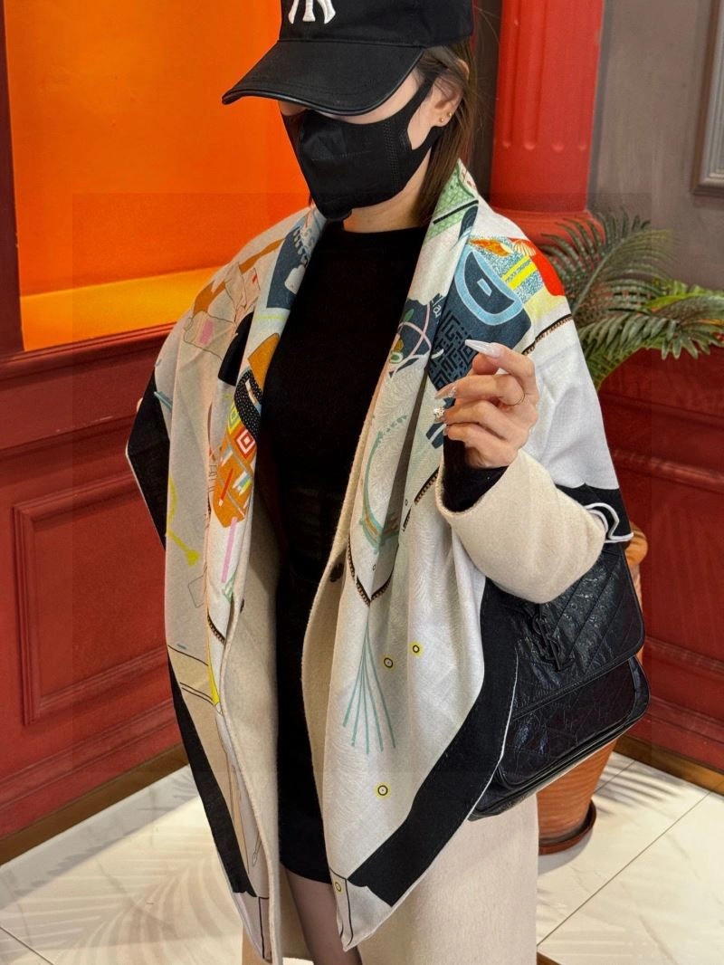 Hermes Scarf Colorful 271020