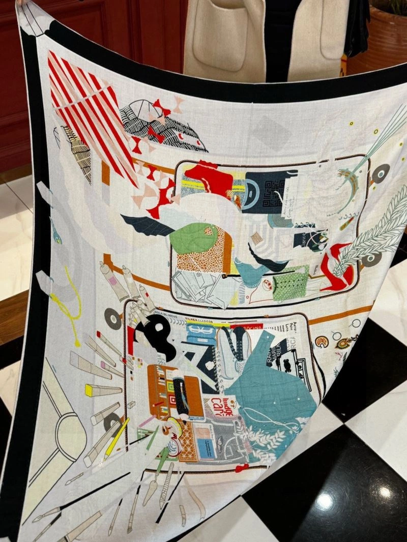 Hermes Scarf Colorful 271020