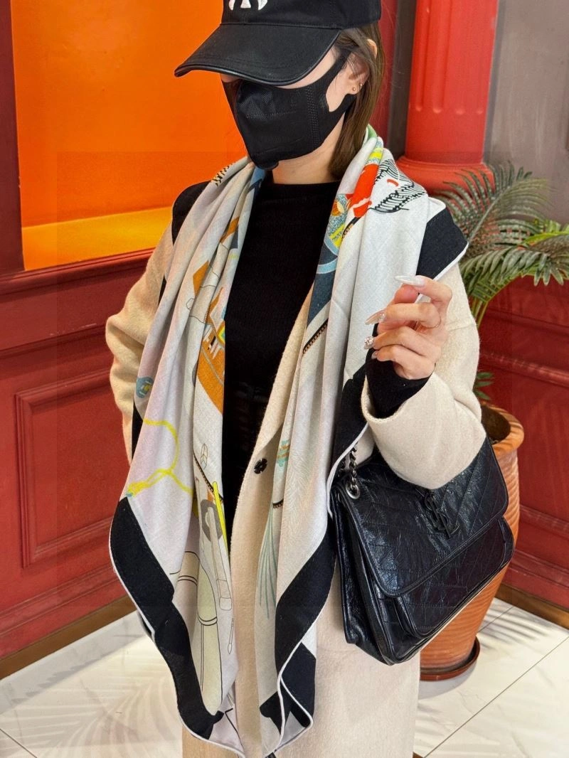 Hermes Scarf Colorful 271020