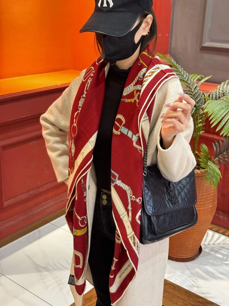 Hermes Scarf Unisex 271786