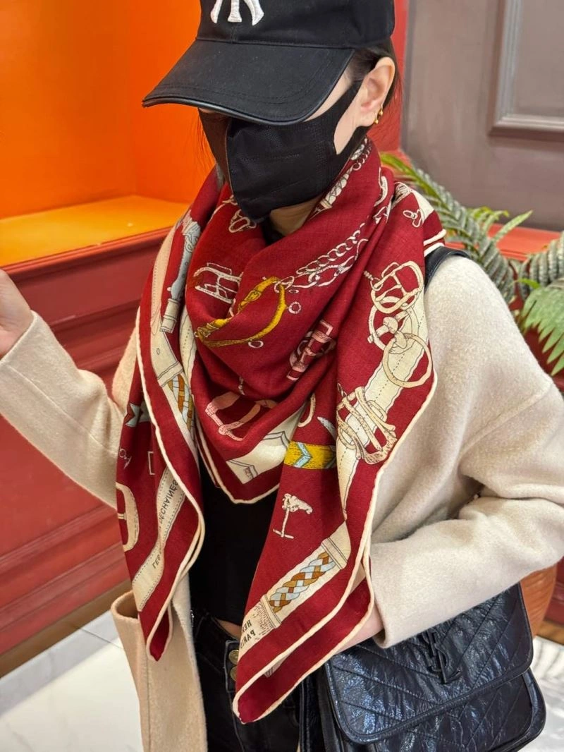 Hermes Scarf Unisex 271786