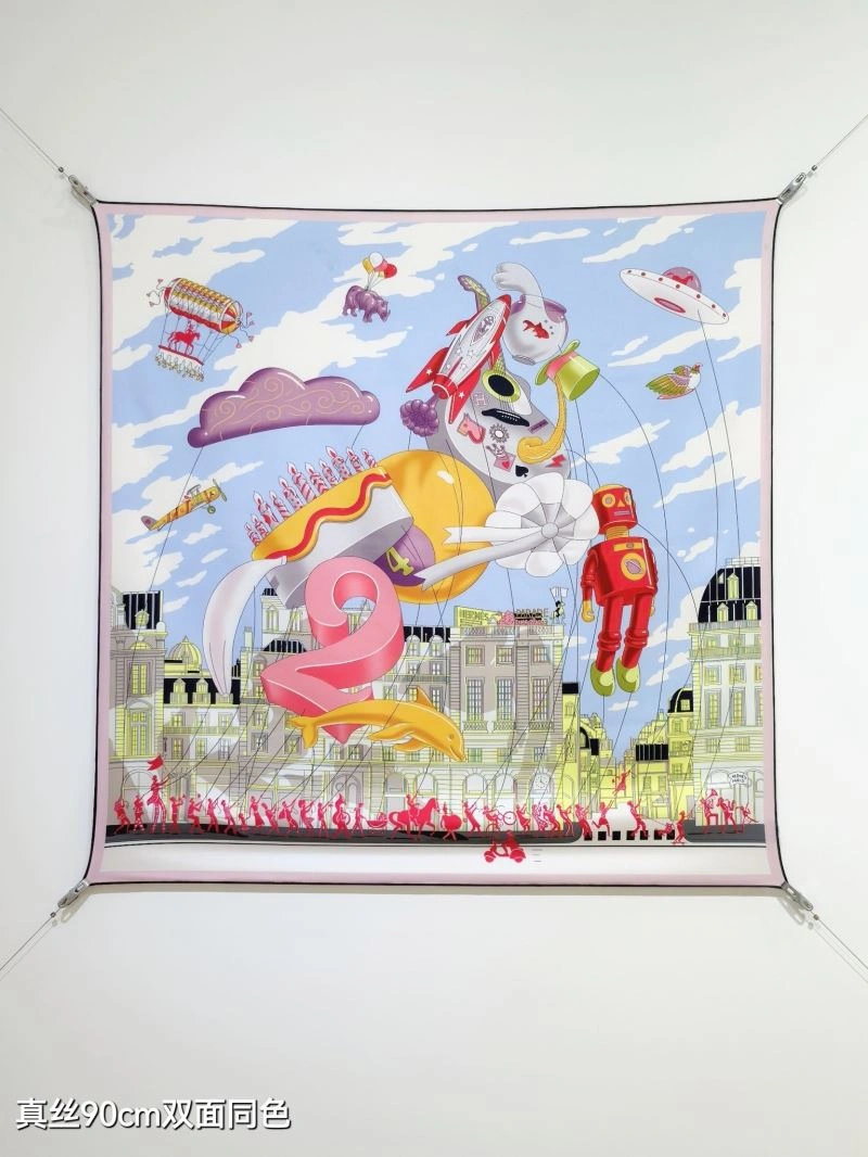 Bright Hermes Scarf 271714