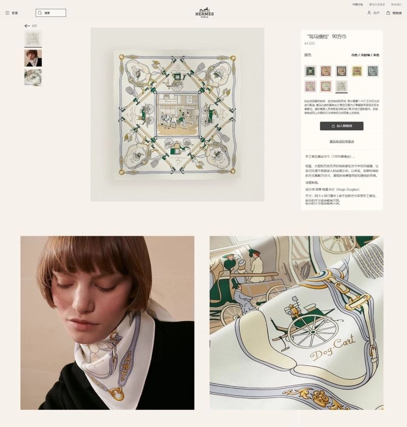 FlexibleFit Hermes Scarf 271717