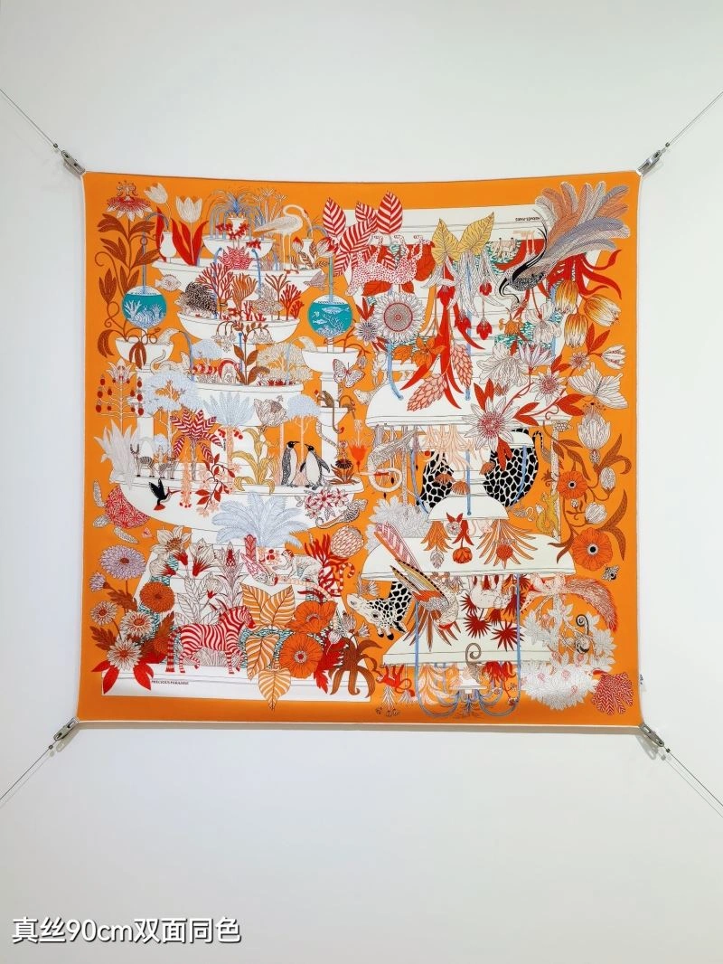 Packable Hermes Scarf 271655