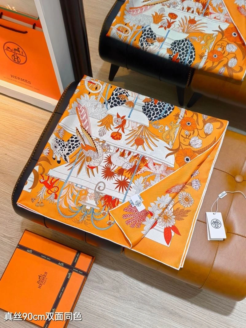 Packable Hermes Scarf 271655