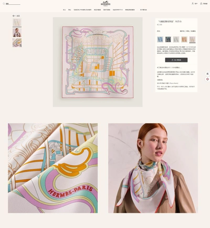 Resilient Hermes Scarf 271621