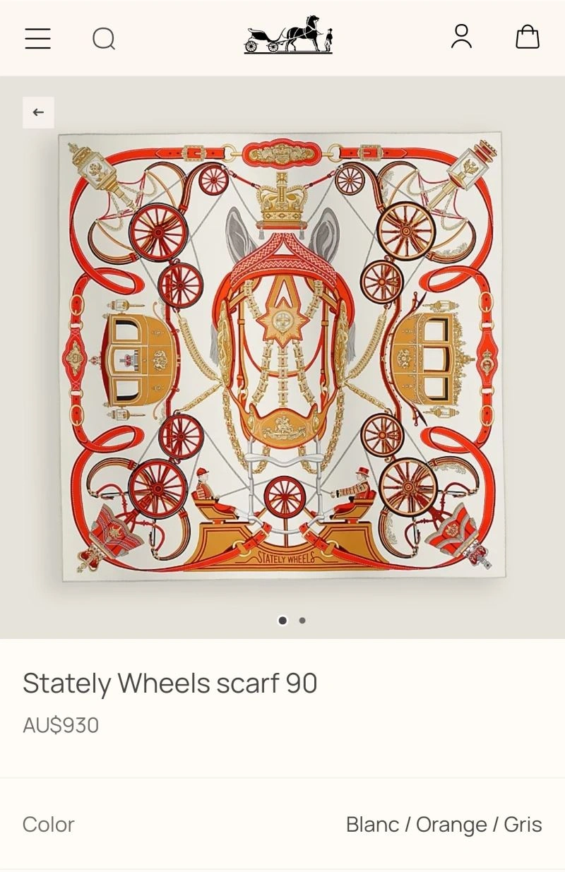 Sophisticated Hermes Scarf 271615
