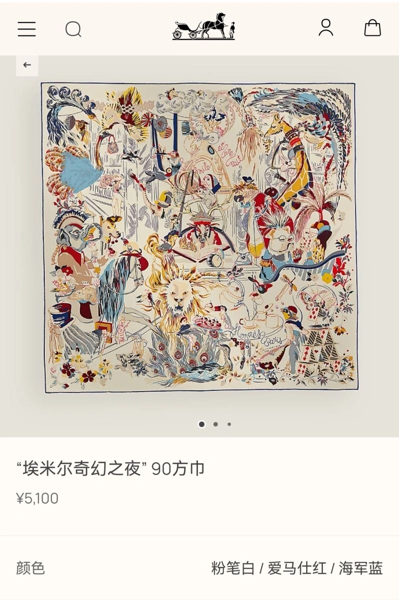 Snug Hermes Scarf 271599