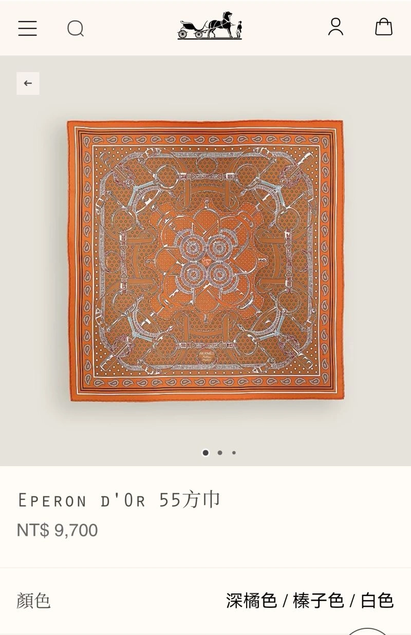 Hermes Scarf Unisex 271595