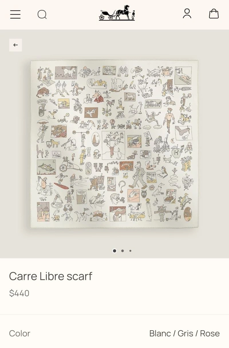 Hermes Scarf Supportive 271589