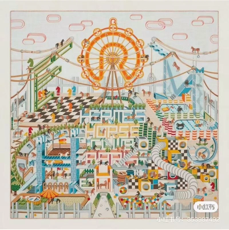 Seasonal Hermes Scarf 271594