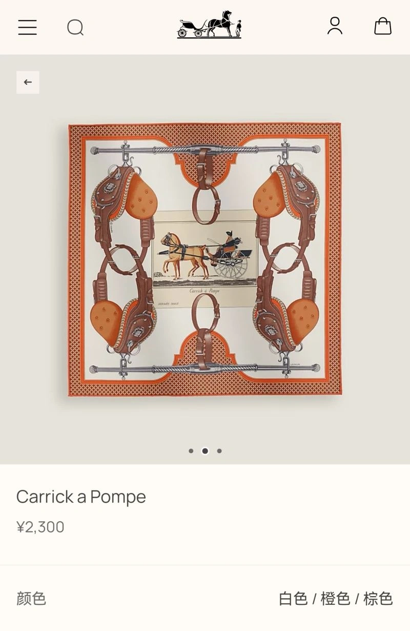 Hermes Scarf Thermal 271537