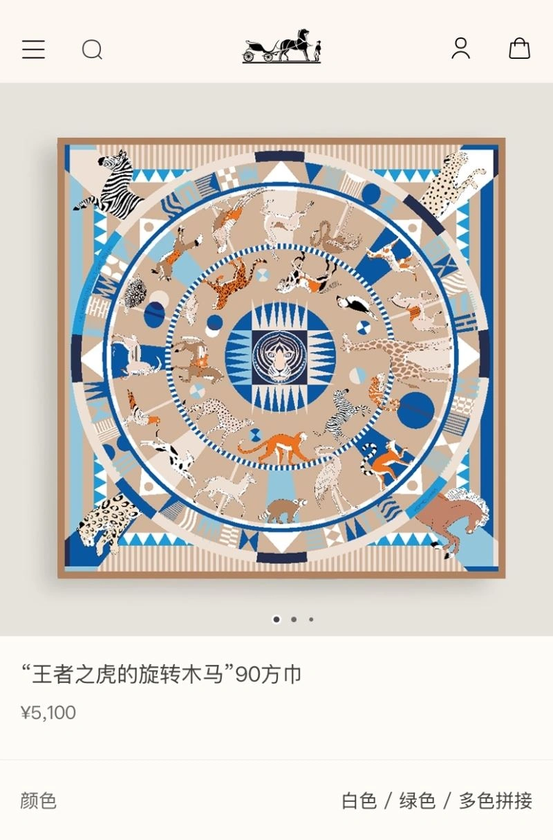 Hermes Scarf SunProtective 271527