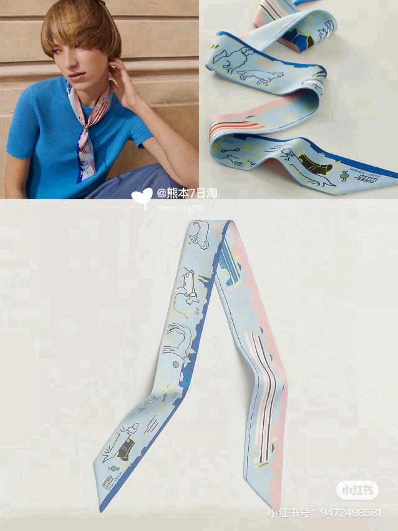 Hermes Silk Unisex 272107