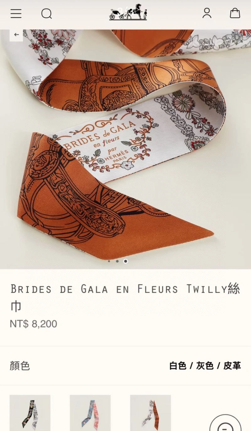 Premium Hermes Silk 272844