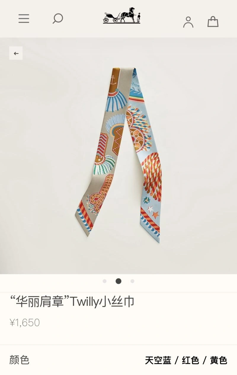 Supportive Hermes Silk 272792