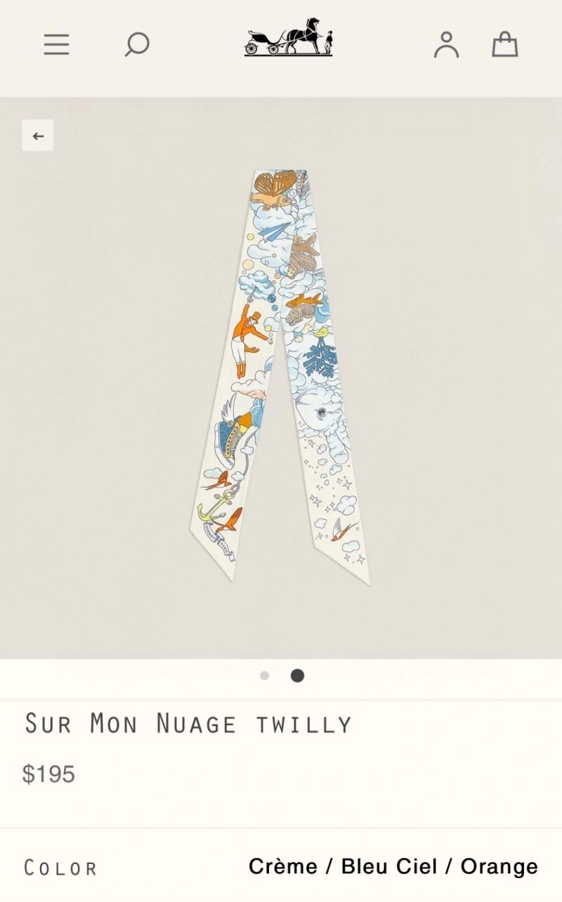 Hermes Silk Contemporary 272751