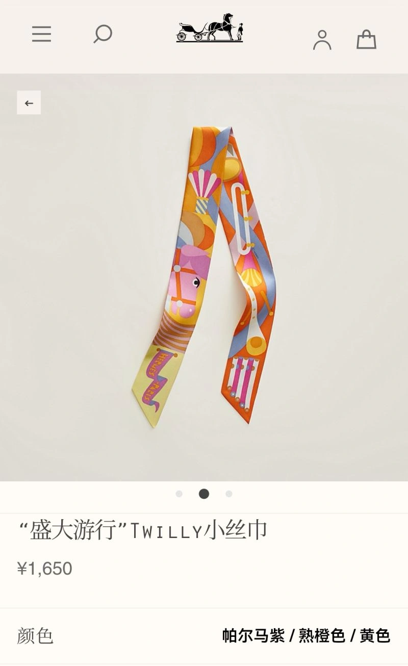 Practical Hermes Silk 272740