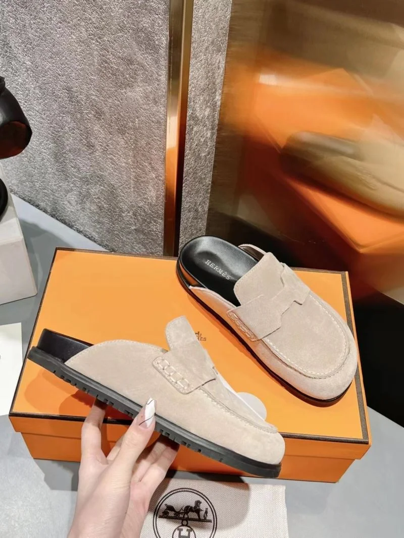 Refined Hermes Slippers 26179