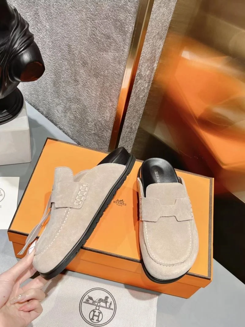 Refined Hermes Slippers 26179