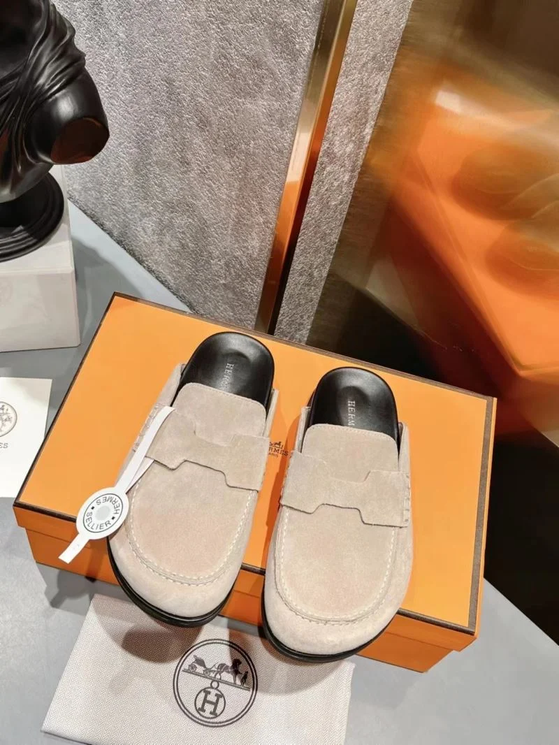 Refined Hermes Slippers 26179