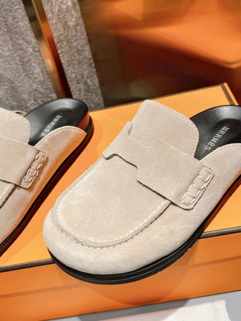 Refined Hermes Slippers 26179