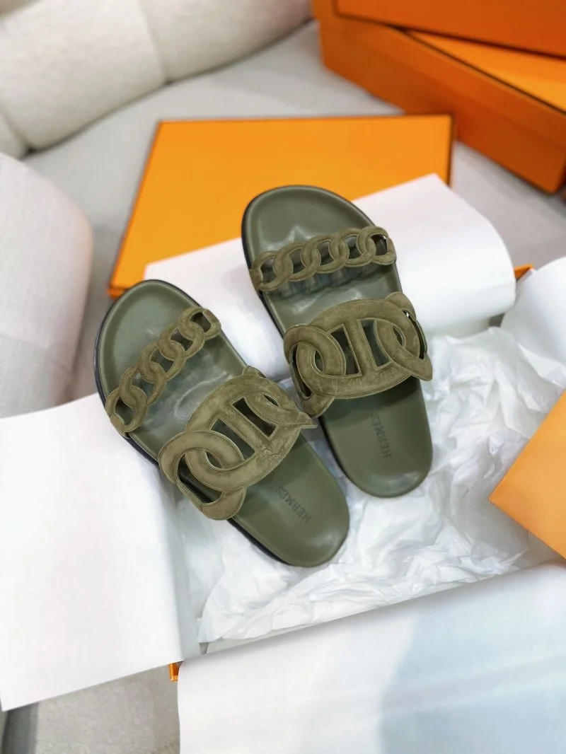 OdorResistant Hermes Slippers 27561