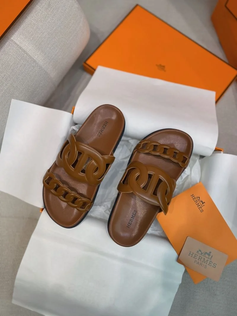 Upgraded Hermes Slippers 27540