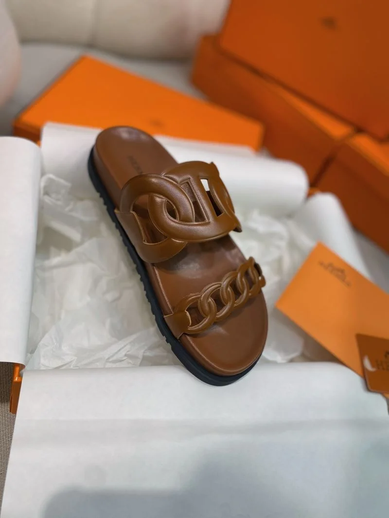 Upgraded Hermes Slippers 27540