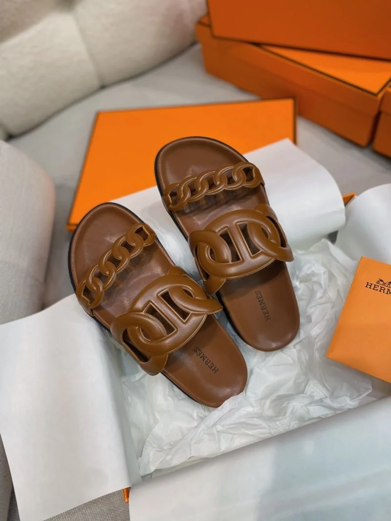 Upgraded Hermes Slippers 27540