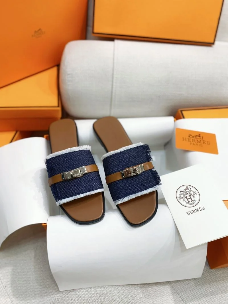 Sustainable Hermes Slippers 27525