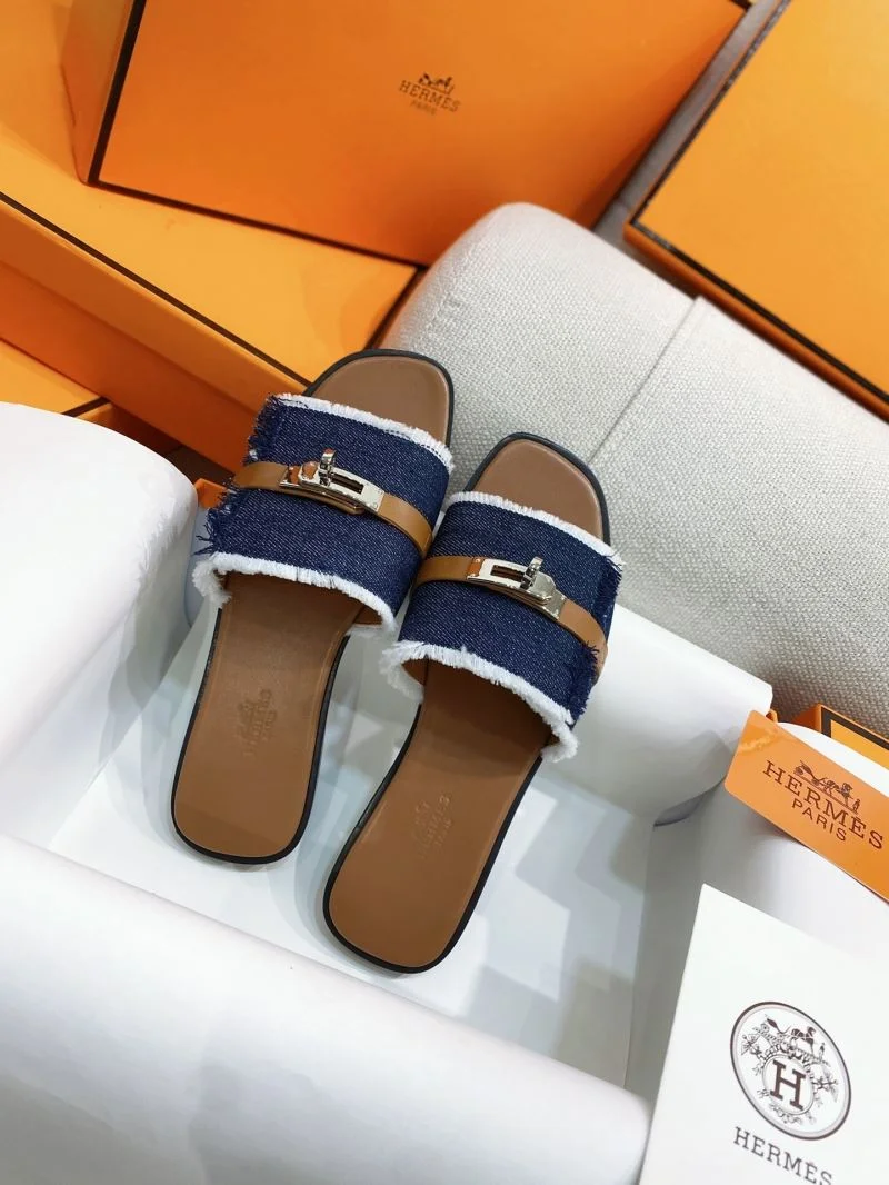 Sustainable Hermes Slippers 27525