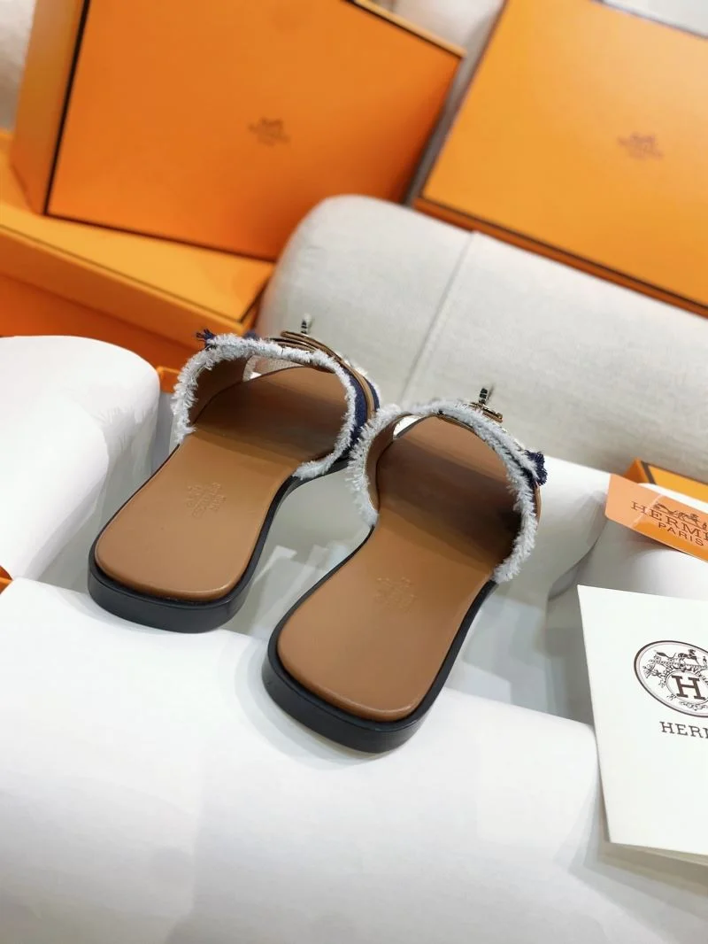 Sustainable Hermes Slippers 27525