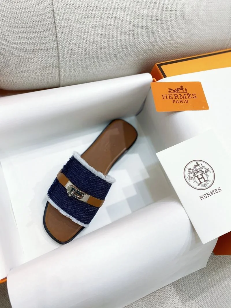Sustainable Hermes Slippers 27525