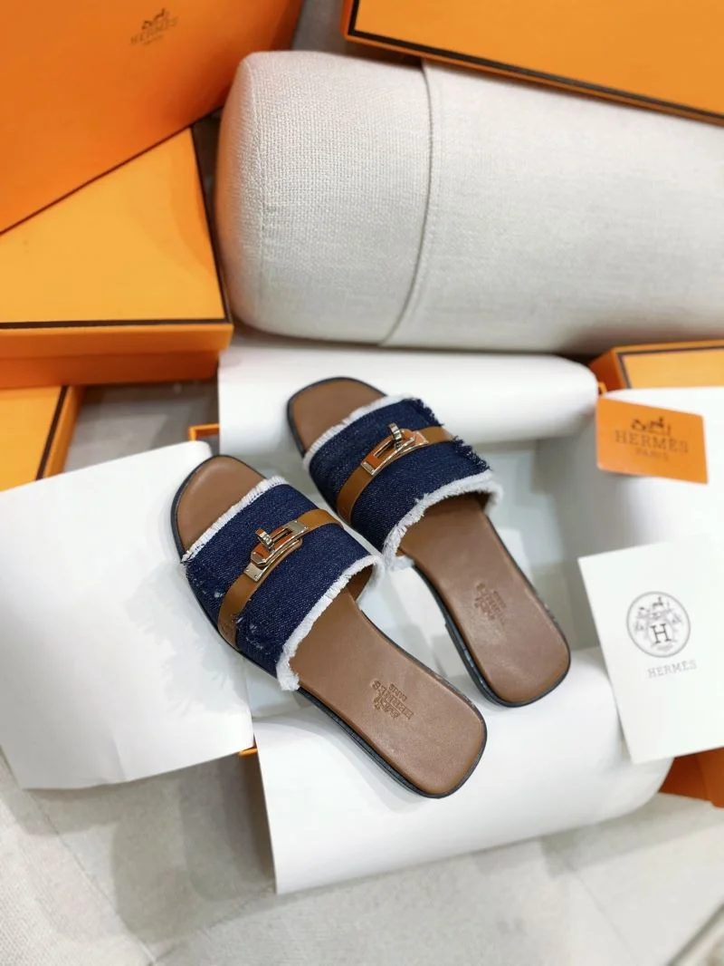 Sustainable Hermes Slippers 27525