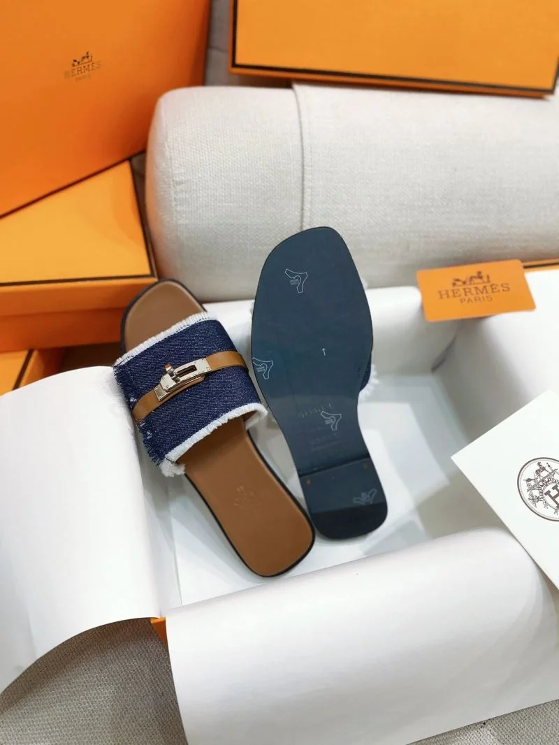 Sustainable Hermes Slippers 27525