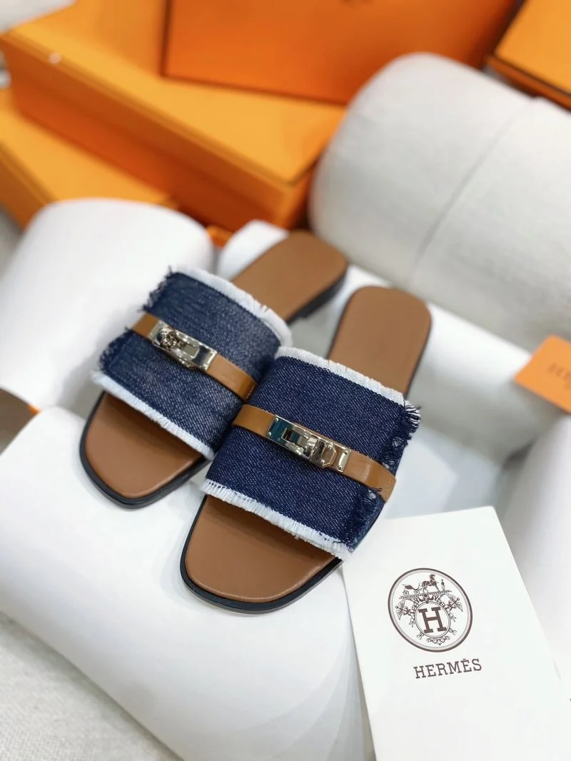 Sustainable Hermes Slippers 27525