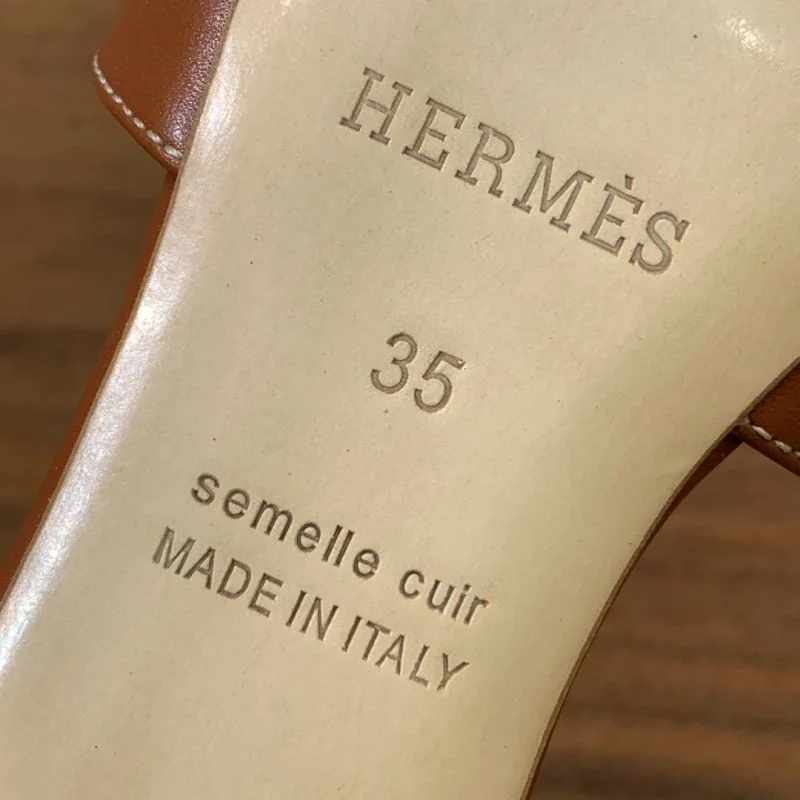 Practical Hermes Slippers 27507